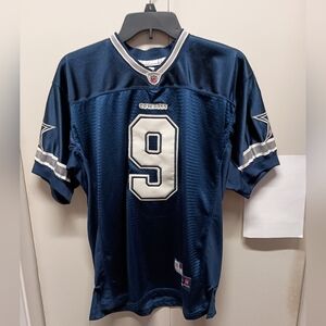 NFL Dallas Cowboys Tony Romo Embroidered Jersey - Blue - Youth XL